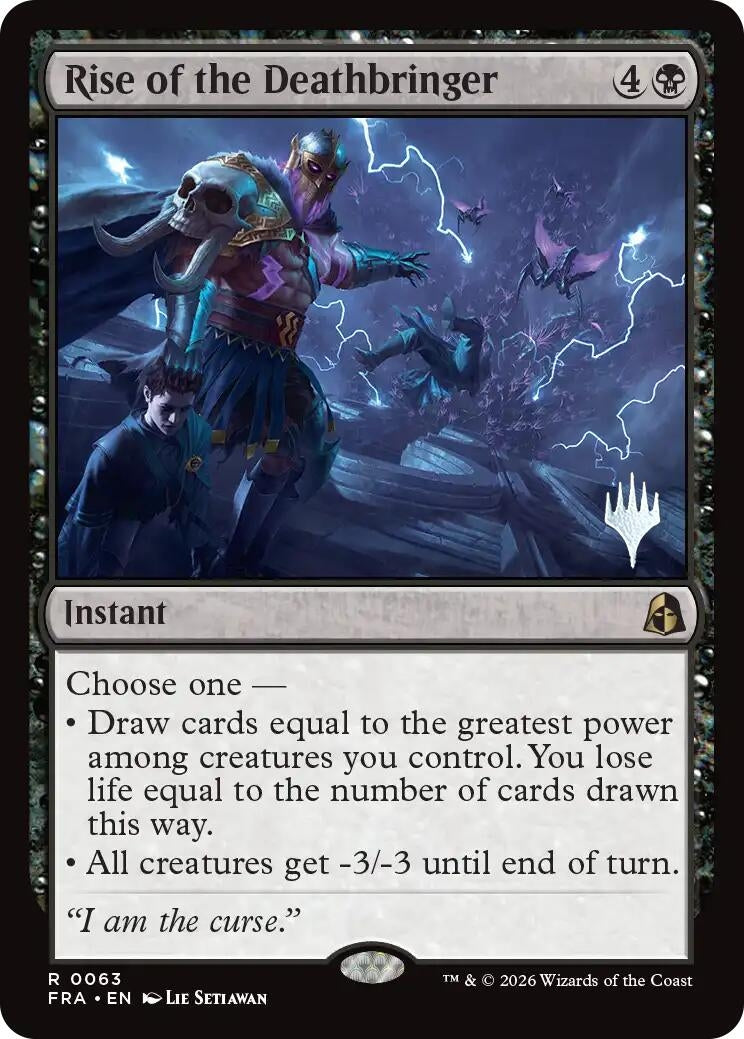 Image for Rise of the Deathbringer (63) (PPFRA) - Magic: The Gathering