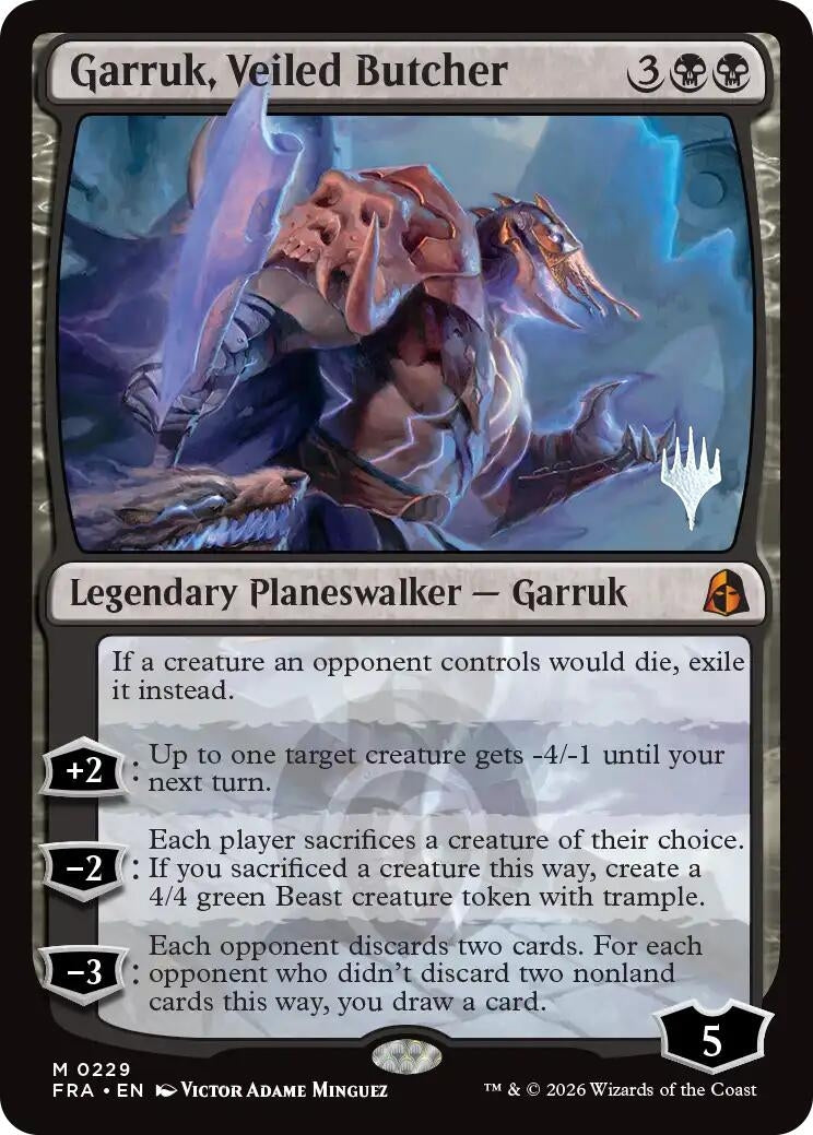Image for Garruk, Veiled Butcher (229) (PPFRA) - Magic: The Gathering