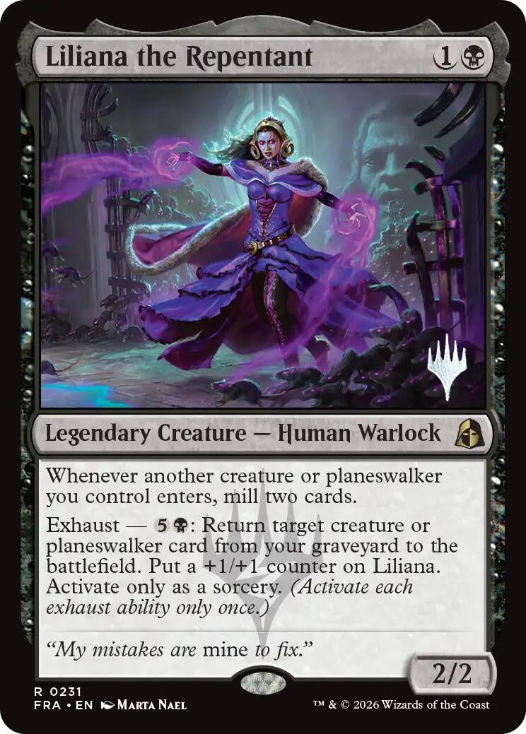 Image for Liliana the Repentant (231) (PPFRA) - Magic: The Gathering