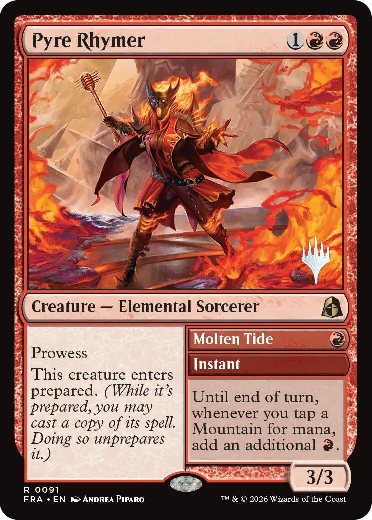 Image for Pyre Rhymer (91) (PPFRA) - Magic: The Gathering