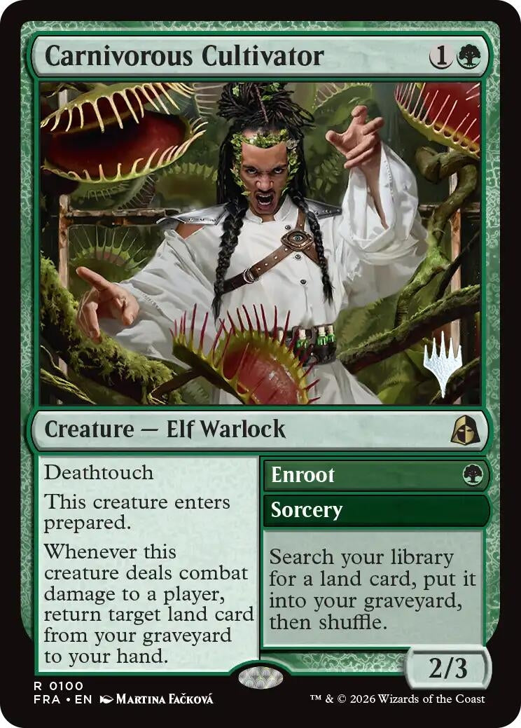 Image for Carnivorous Cultivator (100) (PPFRA) - Magic: The Gathering