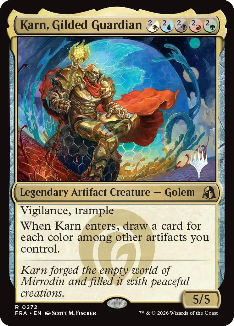 Karn, Gilded Guardian (272) (PPFRA)