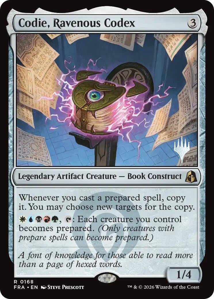Codie, Ravenous Codex (168) (PPFRA)