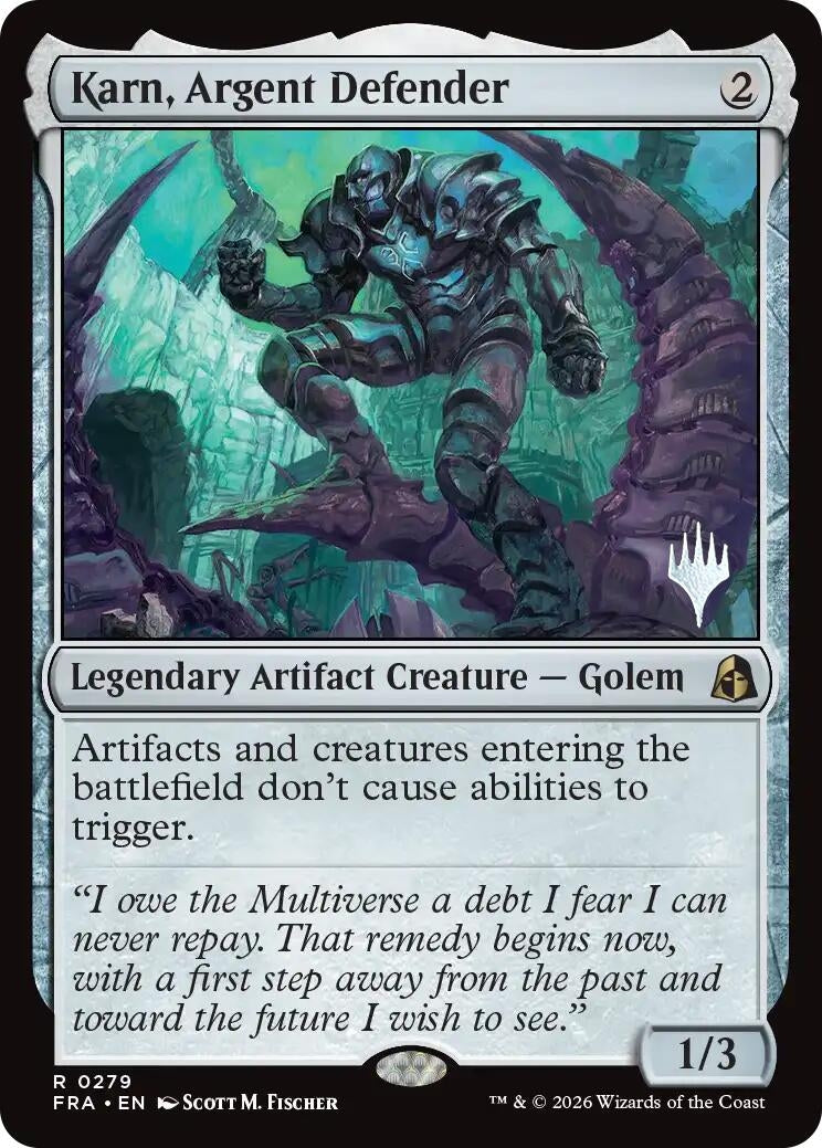 Karn, Argent Defender (279) (PPFRA)