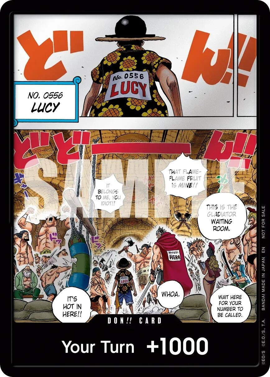 Image for DON!! Card (Flame-Flame Fruit Coliseum) (OP-PR) - One Piece Card Game