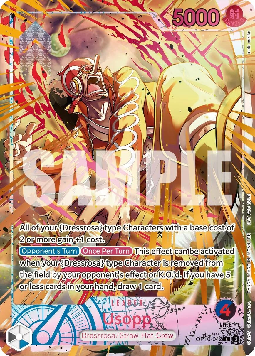 Usopp (Flame-Flame Fruit Coliseum) (OP10-042) (OP-PR)