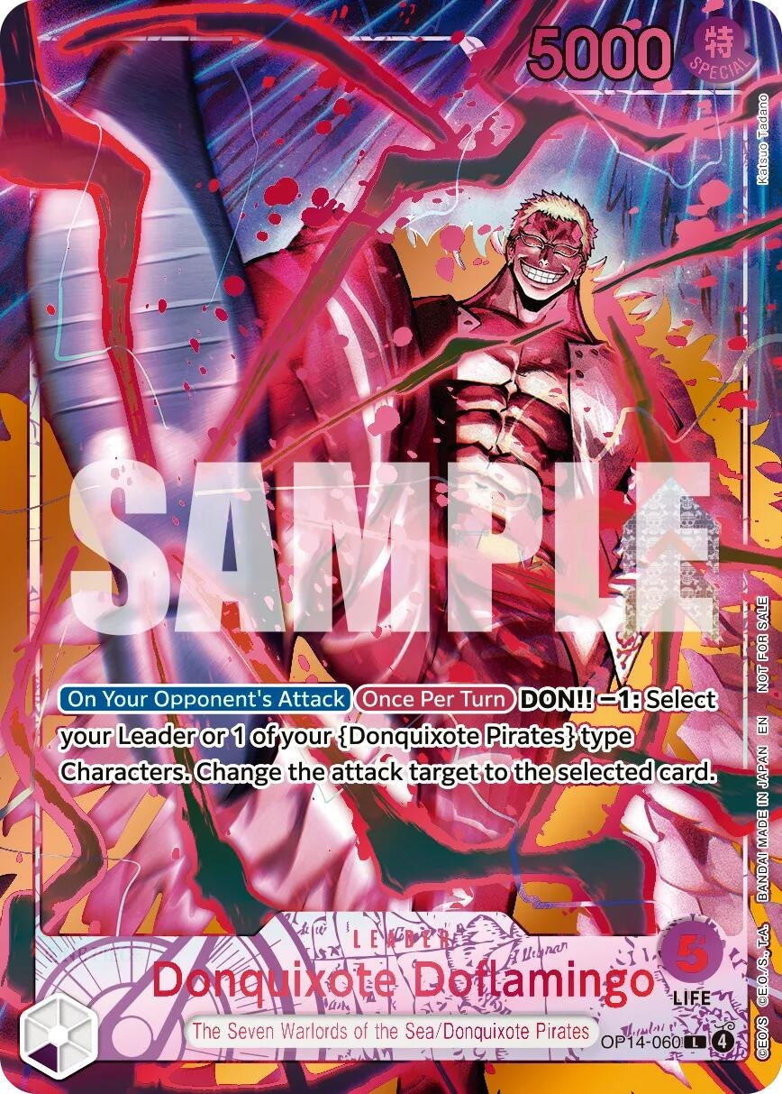 Donquixote Doflamingo (Flame-Flame Fruit Coliseum) (OP14-060) (OP-PR)