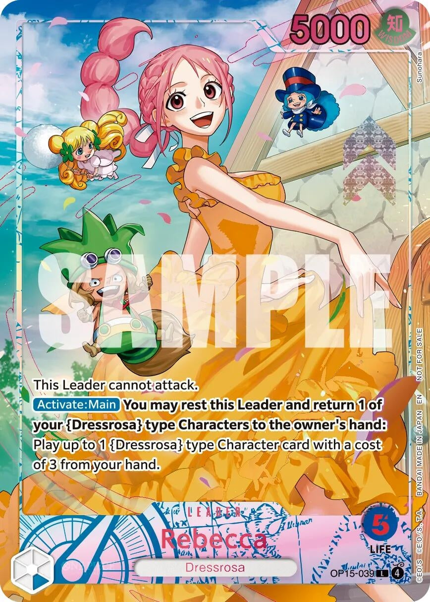 Image for Rebecca (Flame-Flame Fruit Coliseum) (OP15-039) (OP-PR) - One Piece Card Game