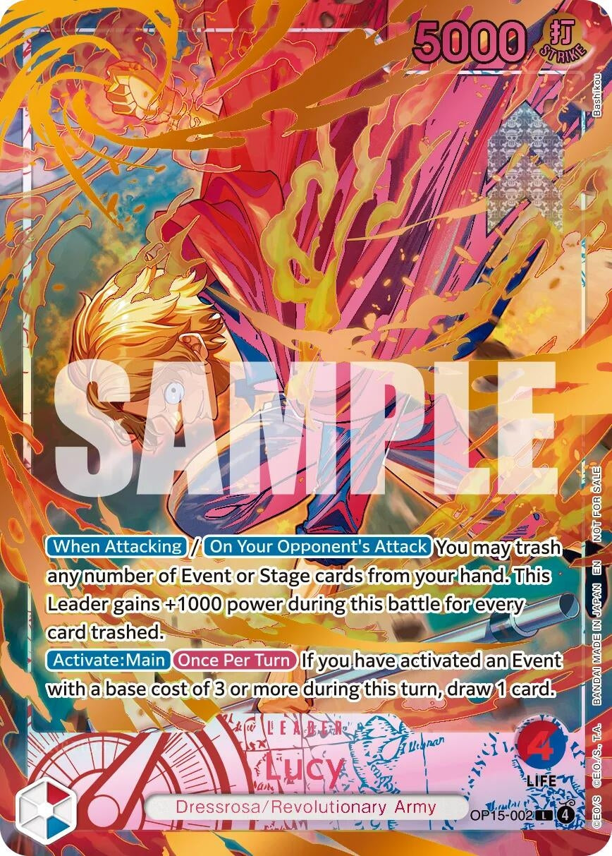 Lucy (Flame-Flame Fruit Coliseum) (OP15-002) (OP-PR)