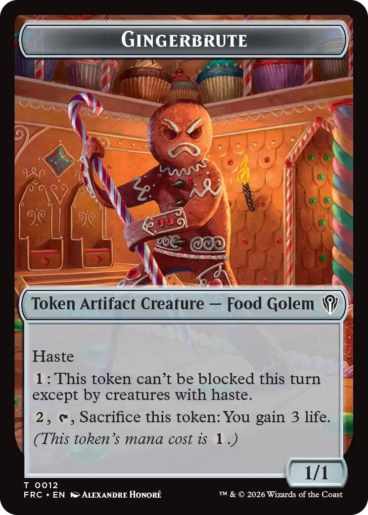 Gingerbrute // Myr Double-Sided Token (12 // 15) (FRC)