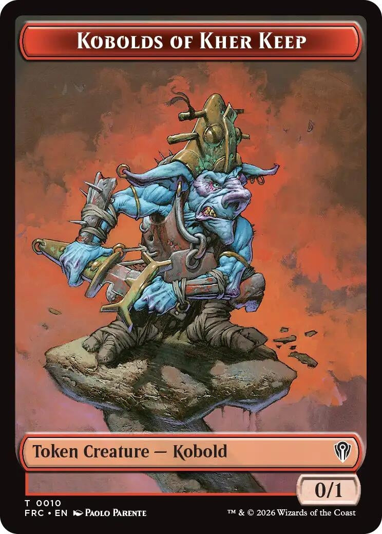 Kobolds of Kher Keep // Phyrexian Mite Double-Sided Token (10 // 16) (FRC)
