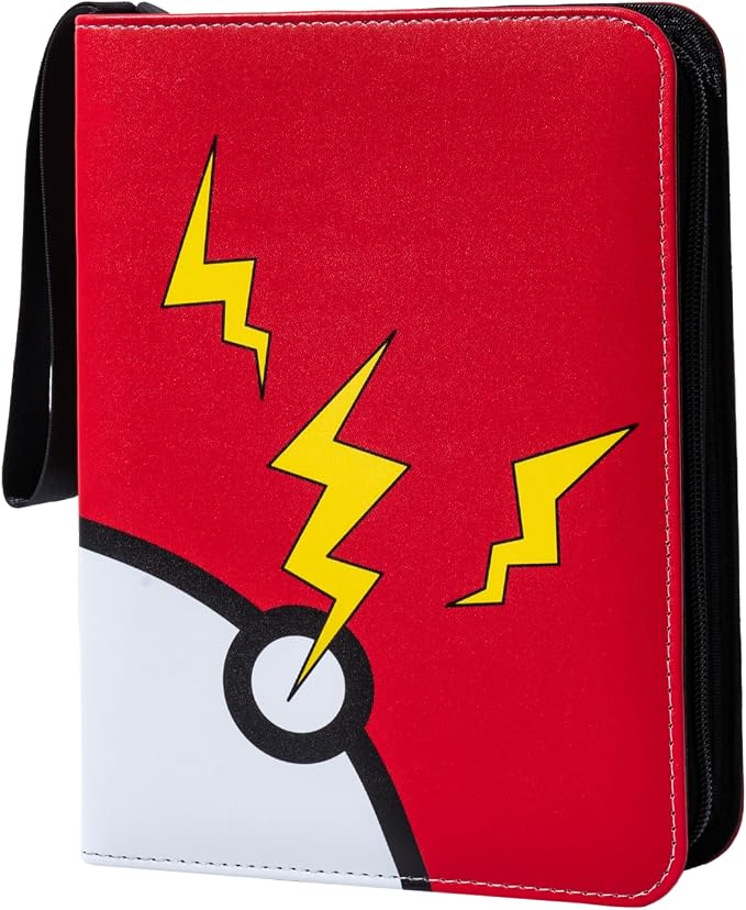 Awedsu Pokemon Collectible Trading Card Binder 4-Pocket, 400 Pockets