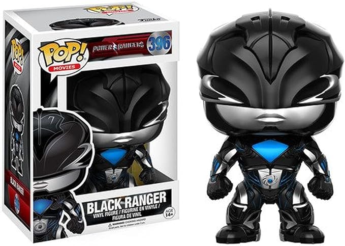 Funko POP Movies: Power Rangers Black Ranger Toy Figure