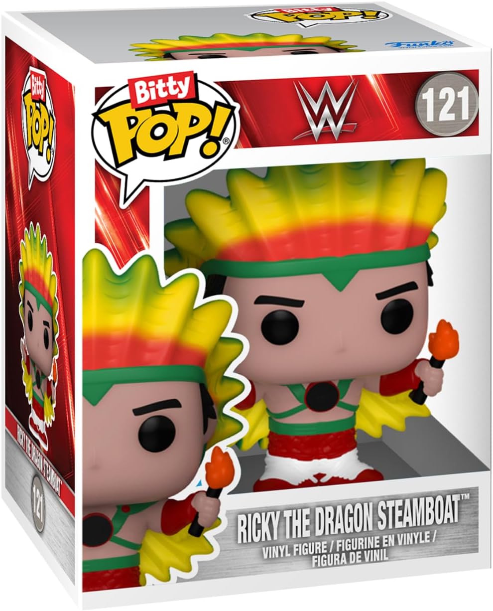 Funko WWE Bitty POP! Ricky The Dragon Steamboat 1-Inch Micro Figure #121