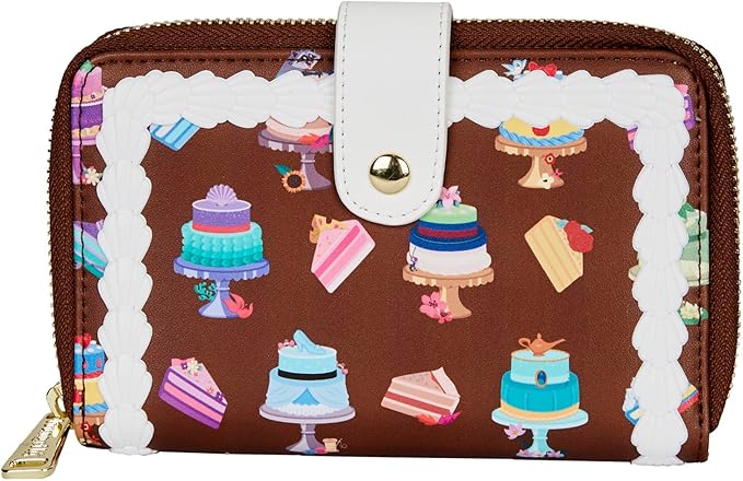 Loungefly Disney Princess Cakes Zip Around Wallet