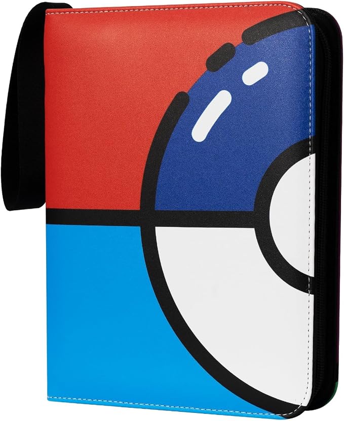 Awedsu Pokemon Collectible Trading Card Binder 4-Pocket, 400 Pockets