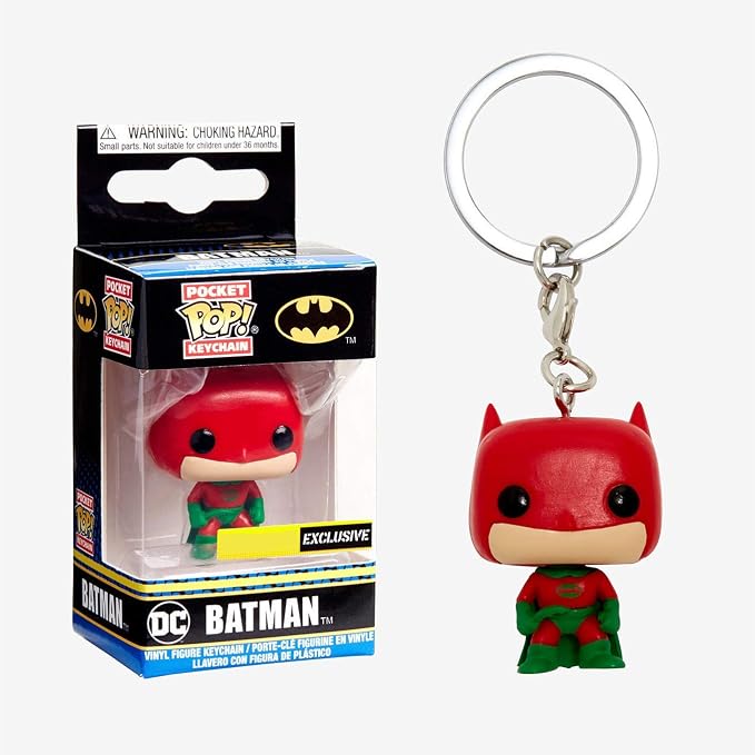 DC Comics Funko Pocket Pop Keychain 35324 Batman Holiday