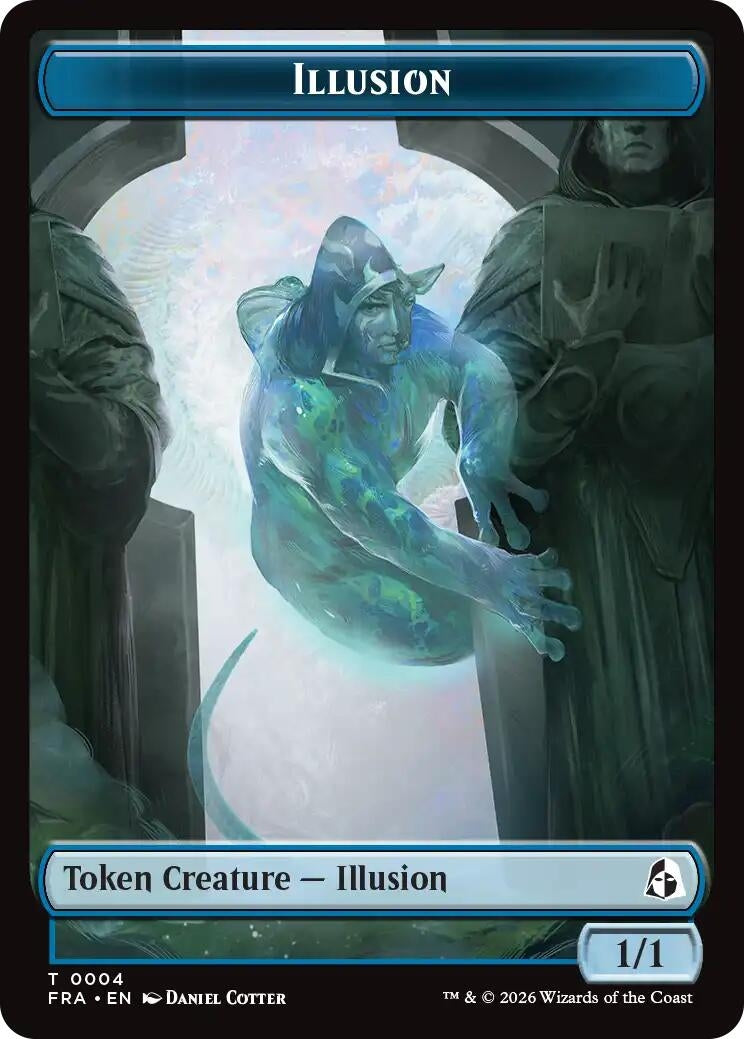 Illusion // Jace Double-Sided Token (4 // 5) (FRA)