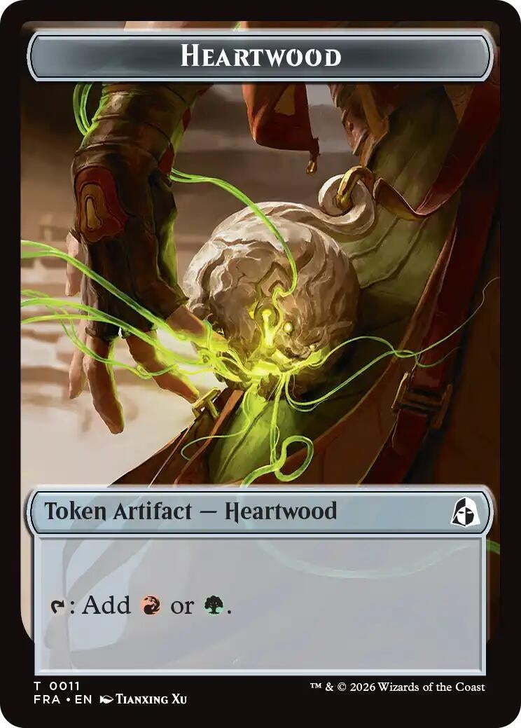 Heartwood // Thopter Double-Sided Token (11 // 14) (FRA)