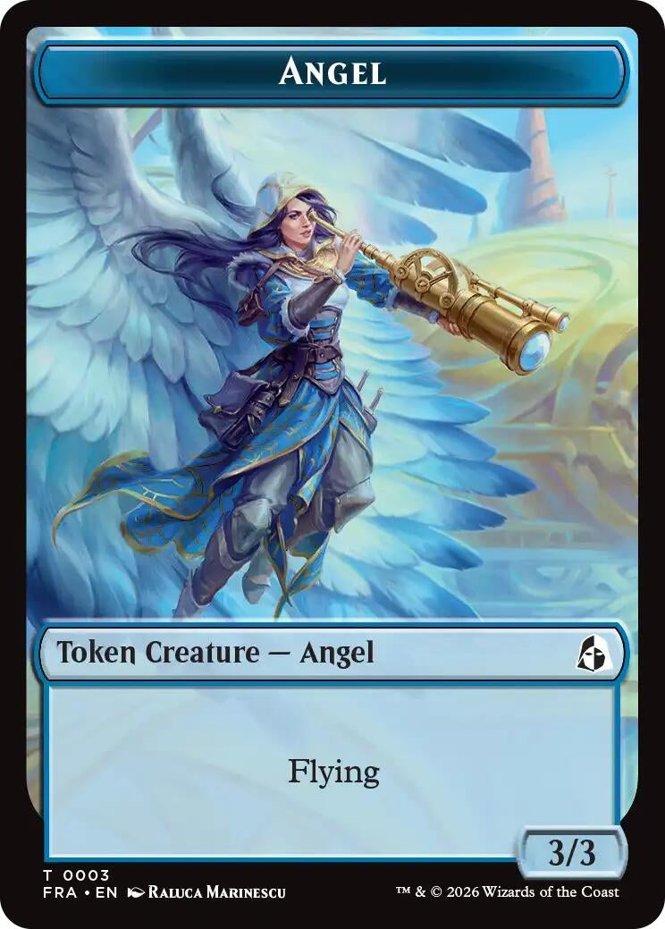 Angel (0003) // Treasure Double-Sided Token (3 // 15) (FRA)