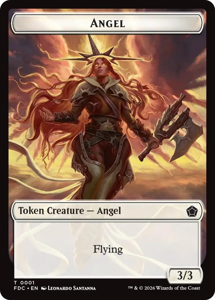 Angel (0001) // Angel (0002) Double-Sided Token (1 // 2) (FDC)
