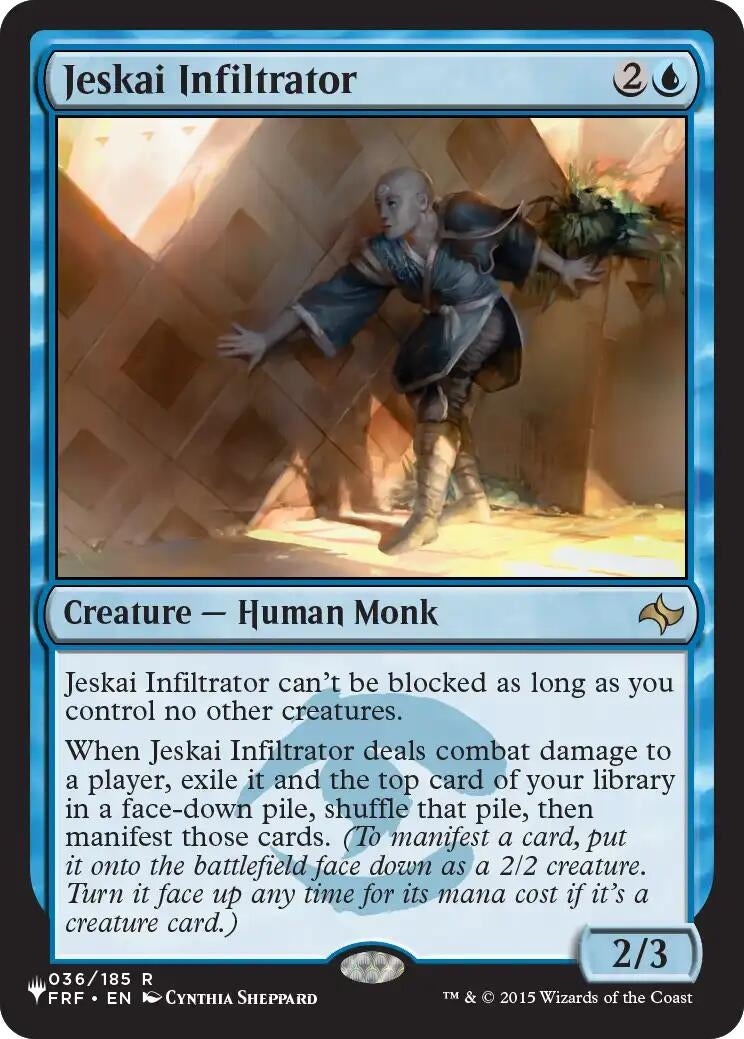 Image for Jeskai Infiltrator (36) (LIST) - Magic: The Gathering