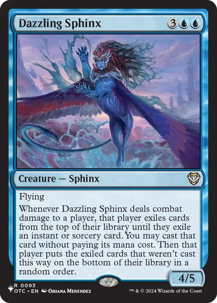 Image for Dazzling Sphinx (93) (LIST) - Magic: The Gathering