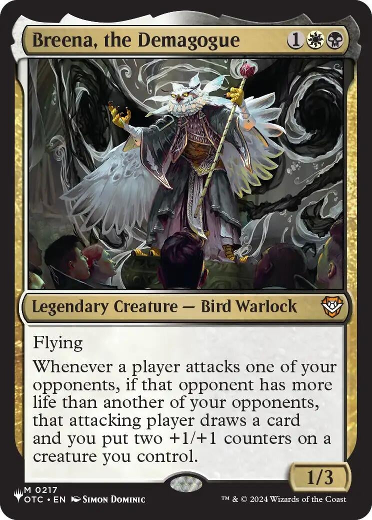 Image for Breena, the Demagogue (217) (LIST) - Magic: The Gathering