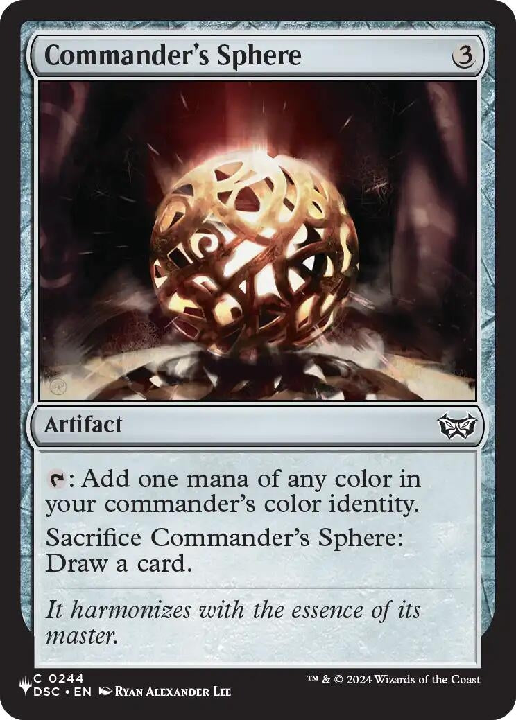 Image for Commander's Sphere (DSC) (244) (LIST) - Magic: The Gathering