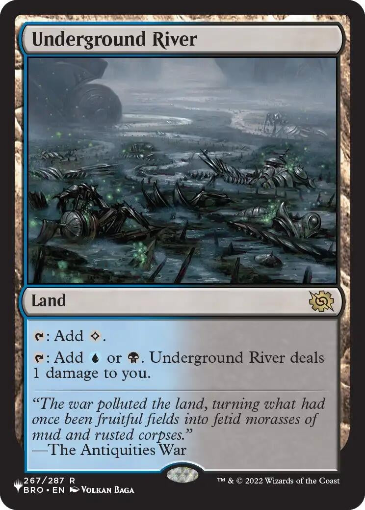 Image for Underground River (267) (LIST) - Magic: The Gathering