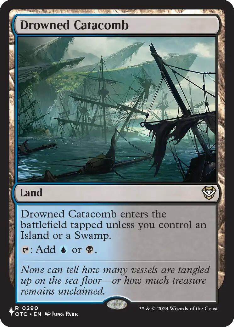 Image for Drowned Catacomb (290) (LIST) - Magic: The Gathering