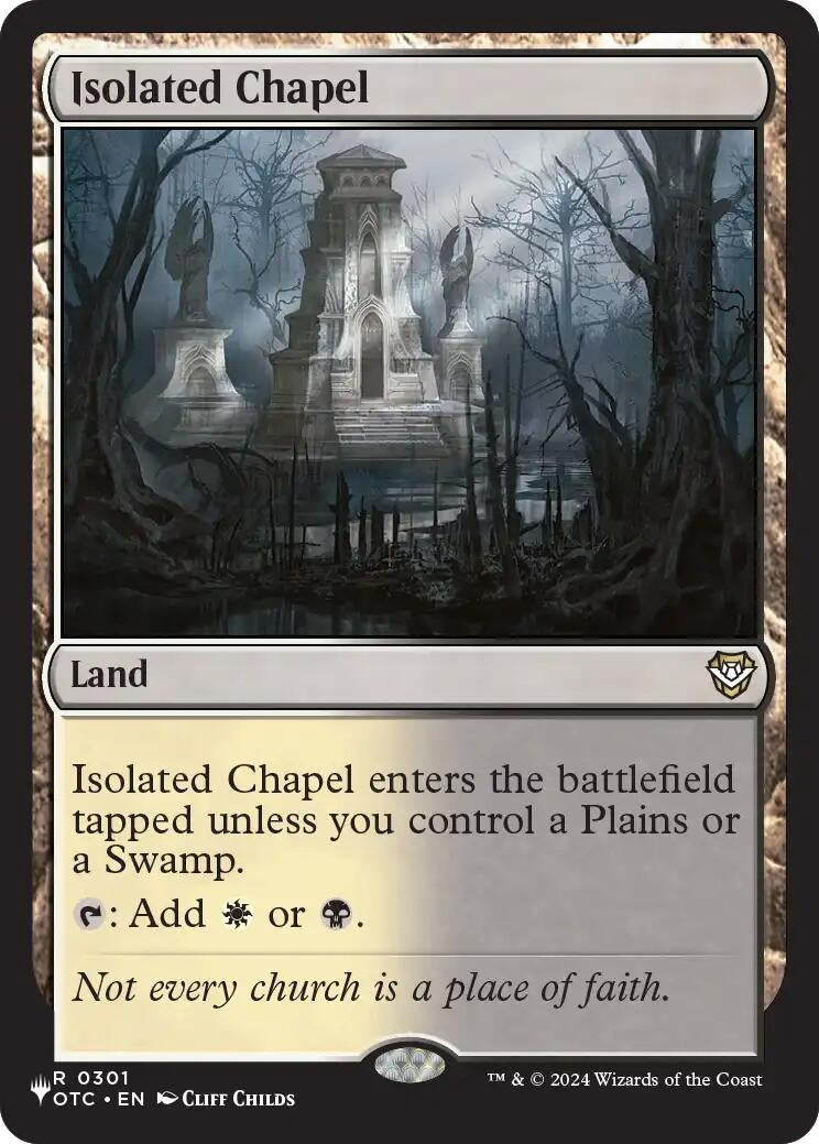 Image for Isolated Chapel (301) (LIST) - Magic: The Gathering