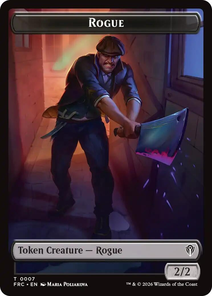 Rogue // Zombie Army Double-Sided Token (7 // 8) (FRC)