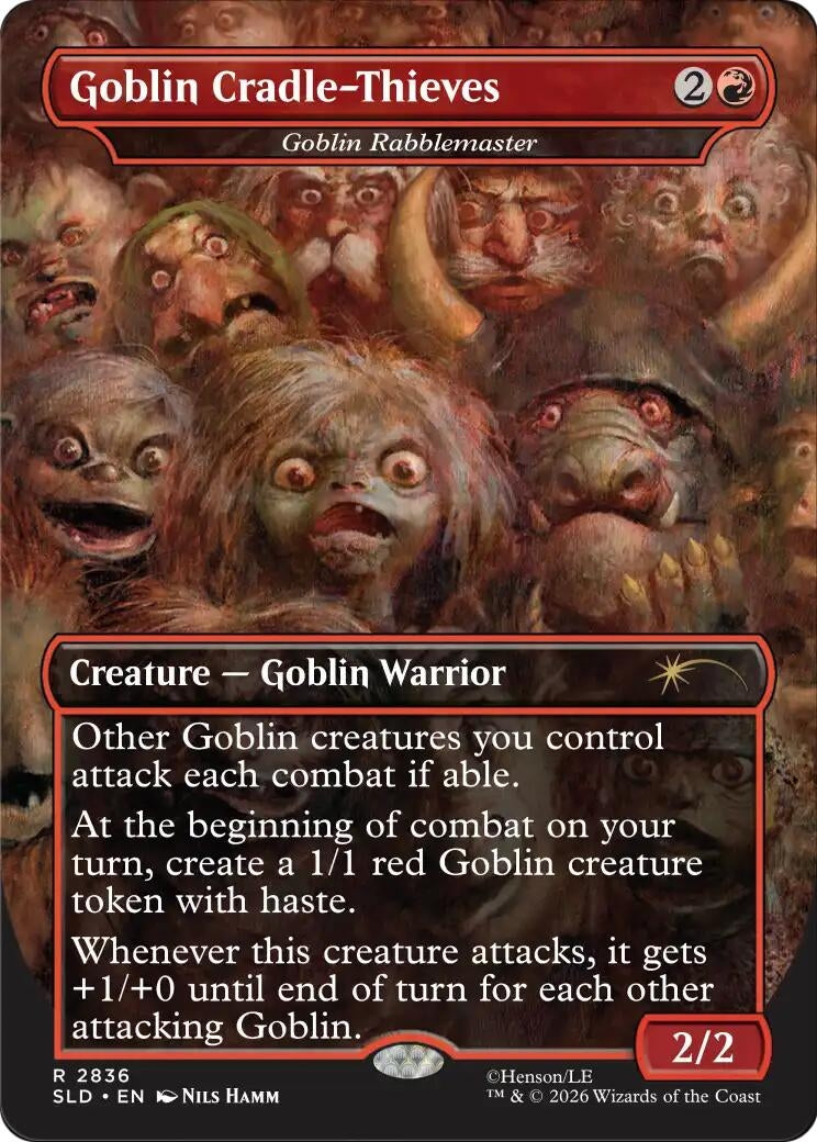 Goblin Cradle-Thieves - Goblin Rabblemaster (2836) (SLD)