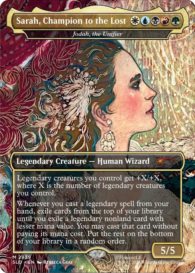Sarah, Champion to the Lost - Jodah, the Unifier (2839) (SLD)