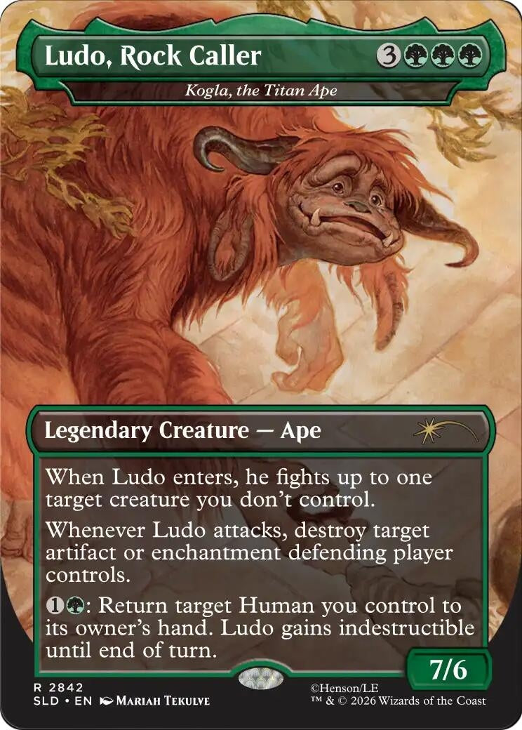 Ludo, Rock Caller - Kogla, the Titan Ape (2842) (SLD)