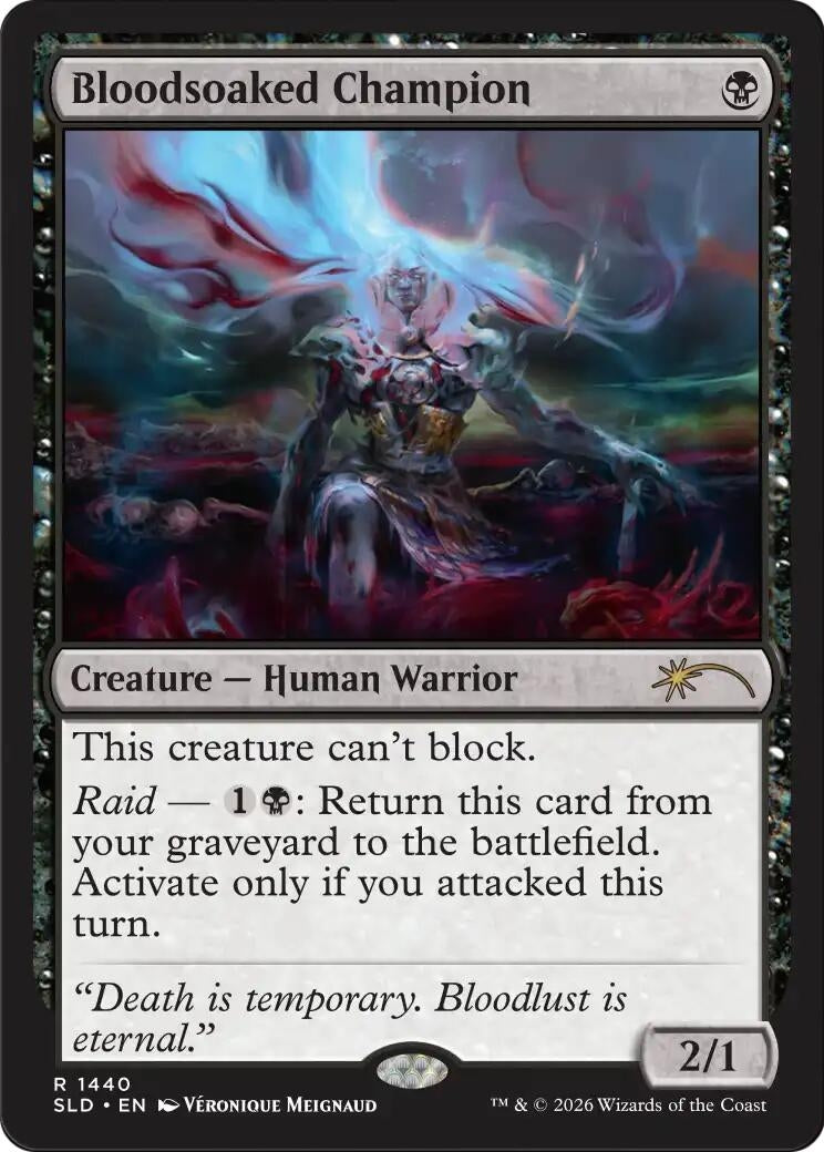 Image for Bloodsoaked Champion (1440) (SLD) - Magic: The Gathering