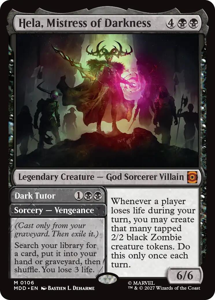 Image for Hela, Mistress of Darkness (106) (MDD) - Magic: The Gathering