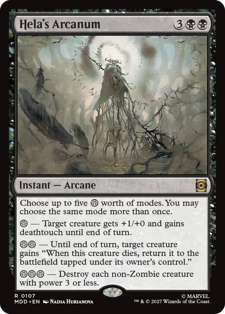 Image for Hela's Arcanum (107) (MDD) - Magic: The Gathering