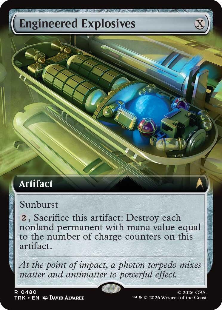 Image for Engineered Explosives (Extended Art) (480) (TRK) - Magic: The Gathering