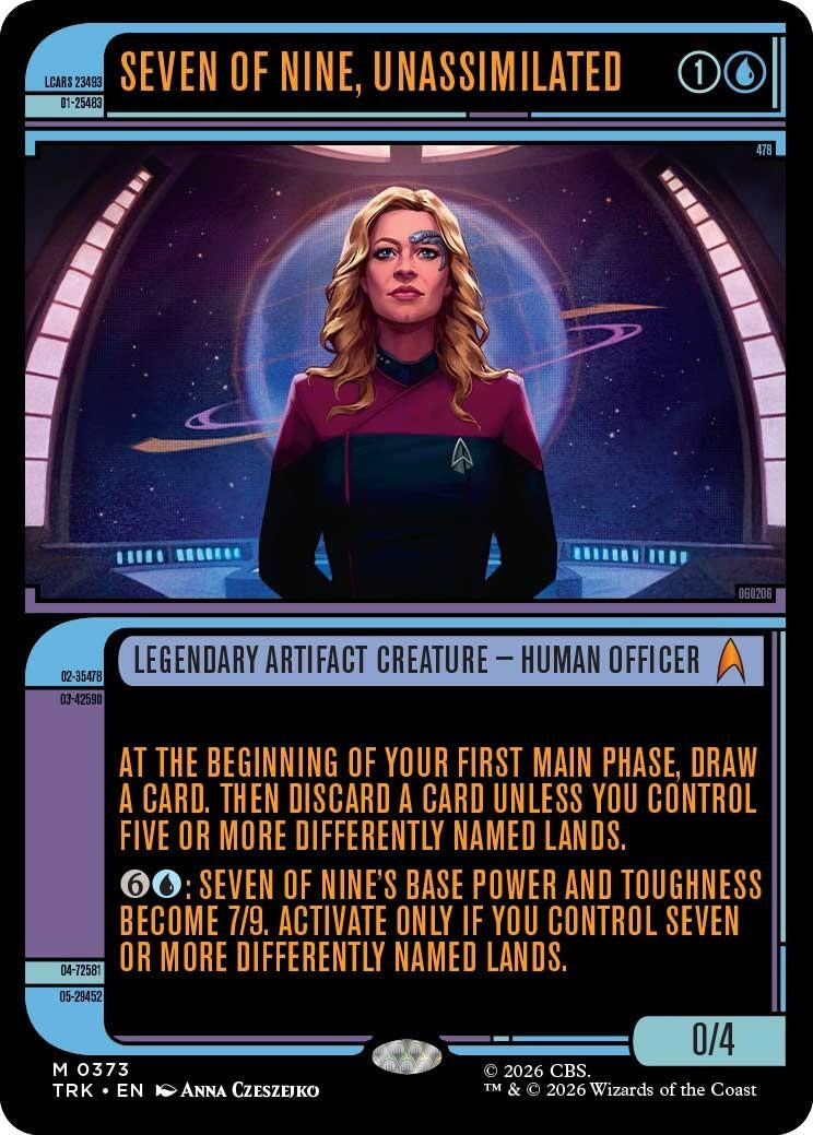 Seven of Nine, Unassimilated (Showcase) (373) (TRK)