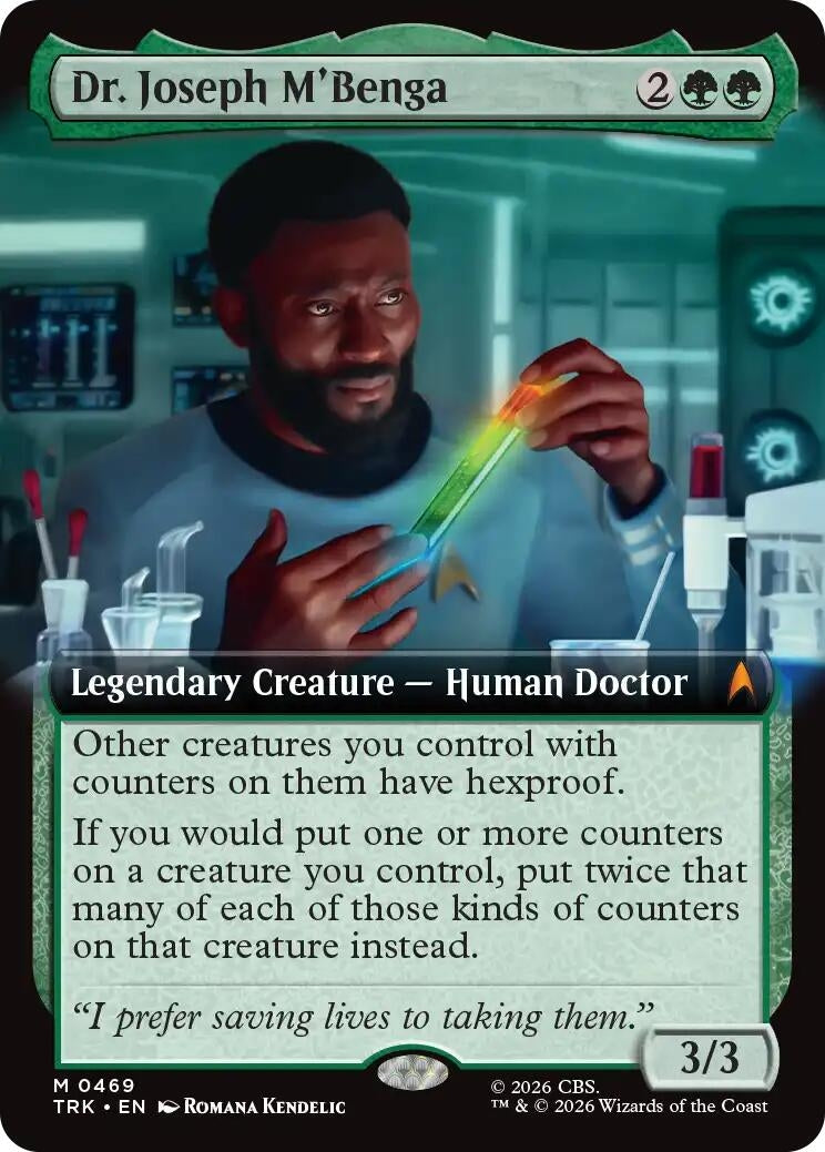Dr. Joseph M'Benga (Extended Art) (469) (TRK)