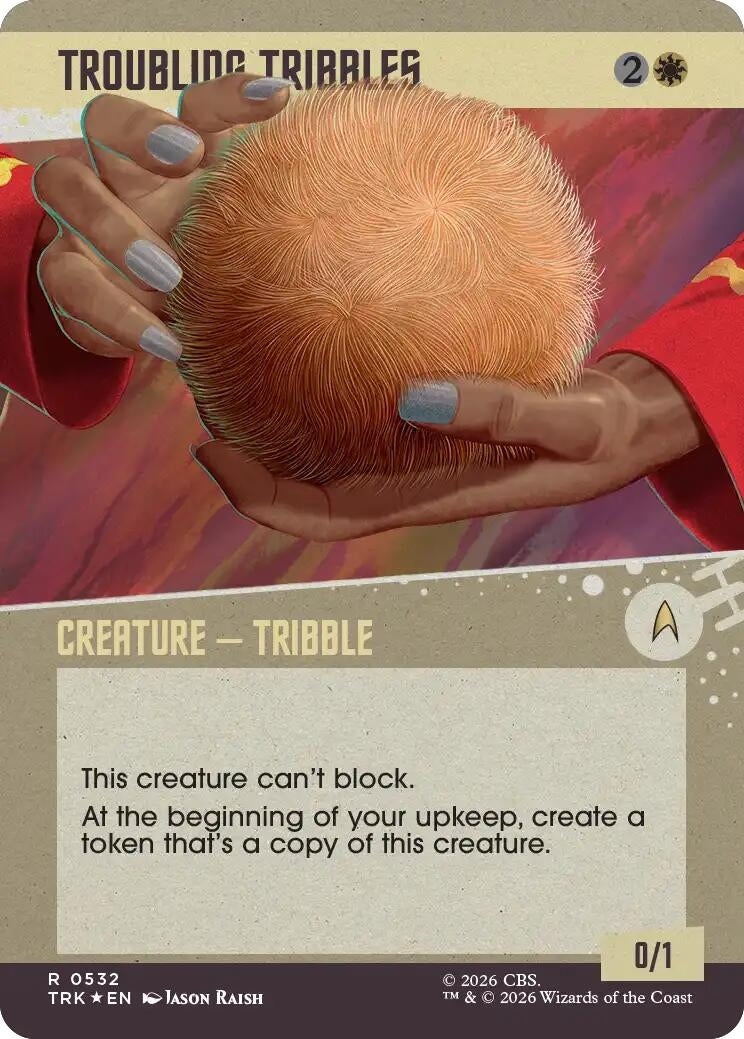 Troubling Tribbles (Showcase) (Surge Foil) (532) (TRK)