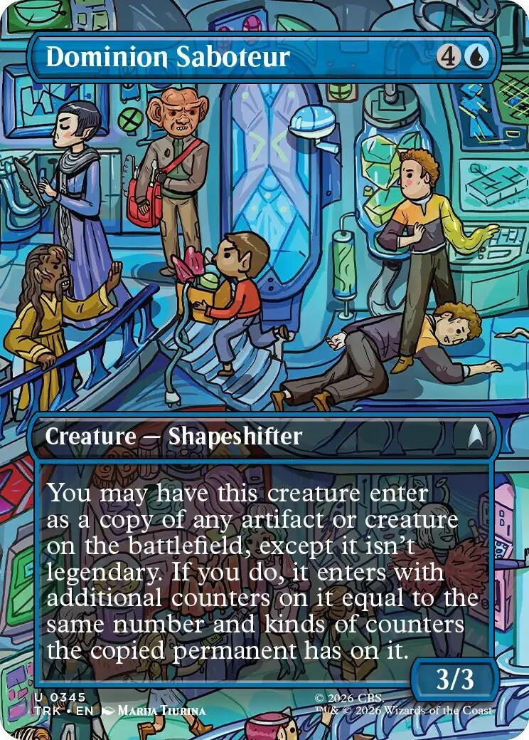 Dominion Saboteur (Borderless) (345) (TRK)