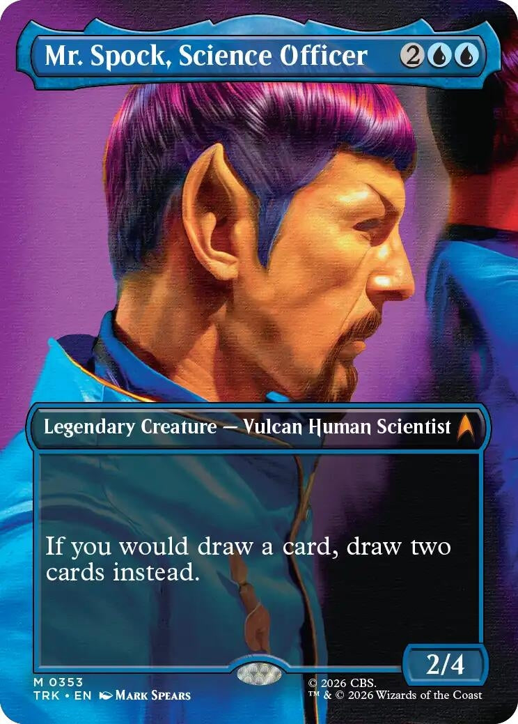 Mr. Spock, Science Officer (Borderless) (353) (TRK)