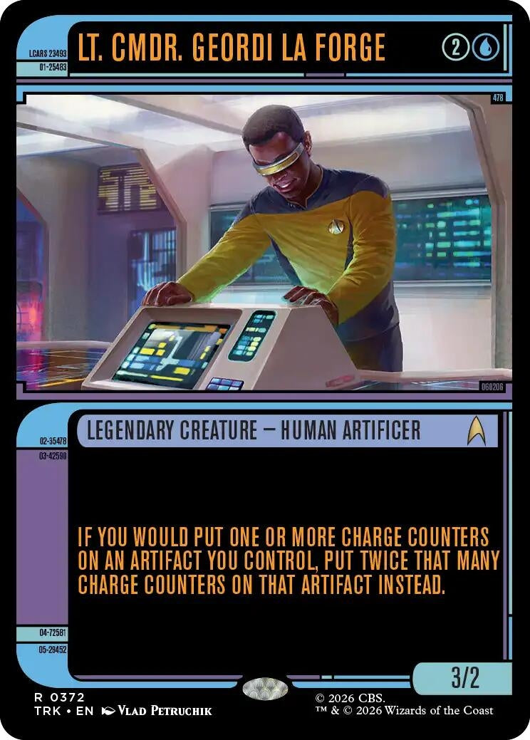 Lt. Cmdr. Geordi La Forge (Showcase) (372) (TRK)