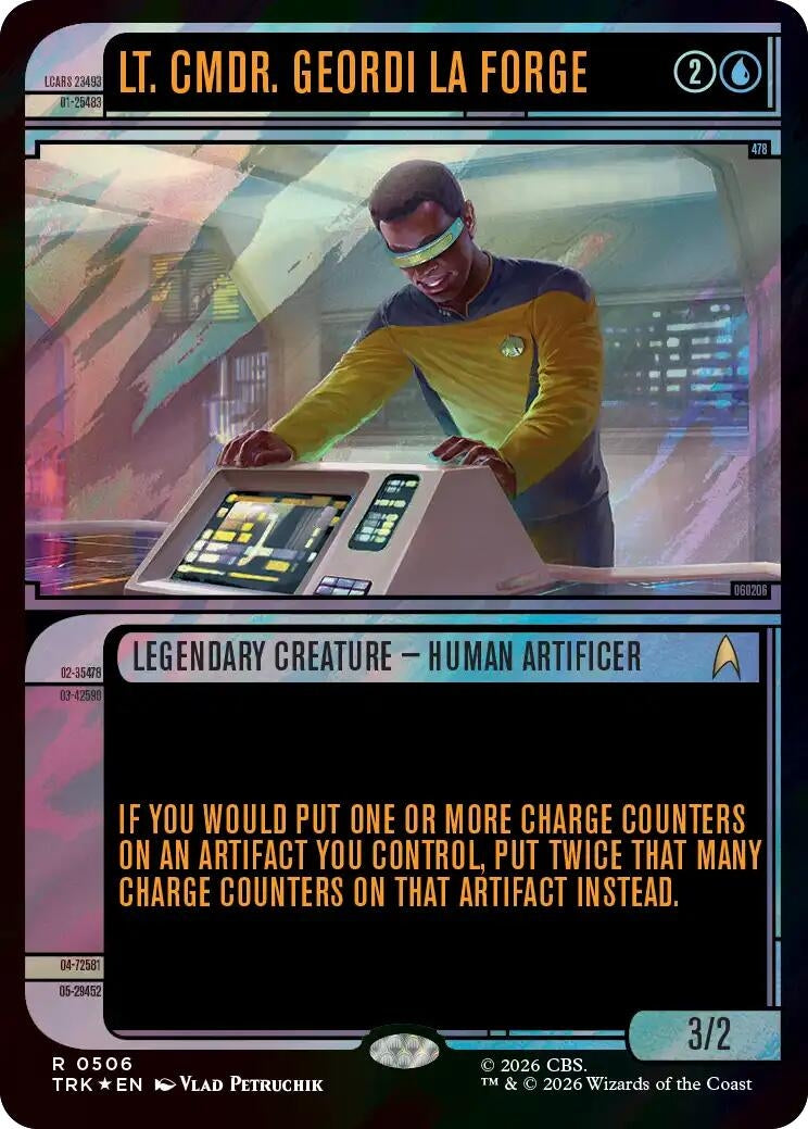 Lt. Cmdr. Geordi La Forge (Showcase) (Surge Foil) (506) (TRK)