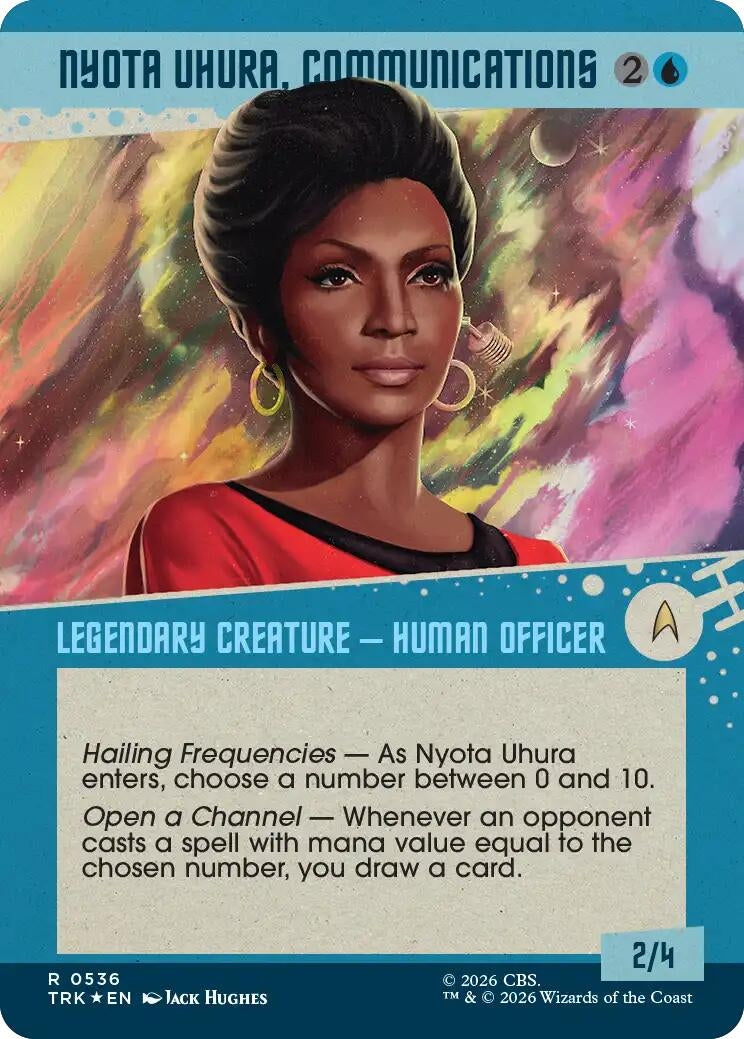 Nyota Uhura, Communications (Showcase) (Surge Foil) (536) (TRK)