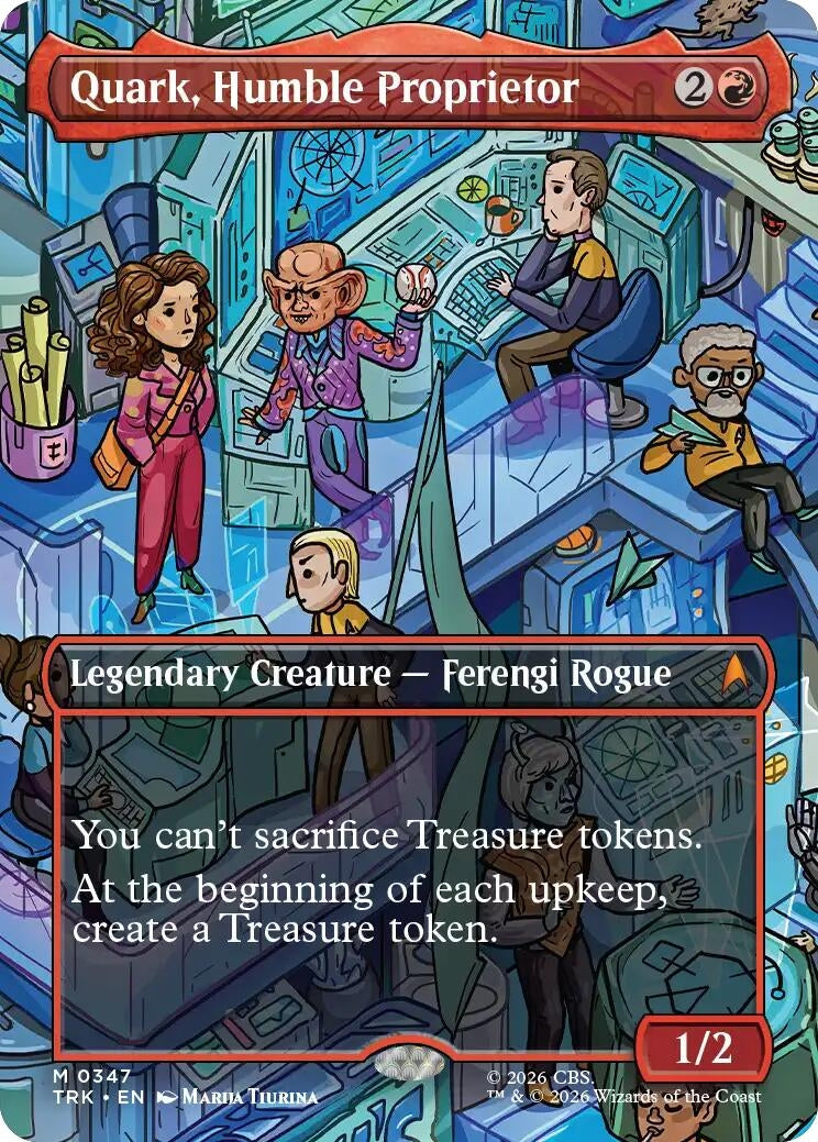 Quark, Humble Proprietor (Borderless) (347) (TRK)