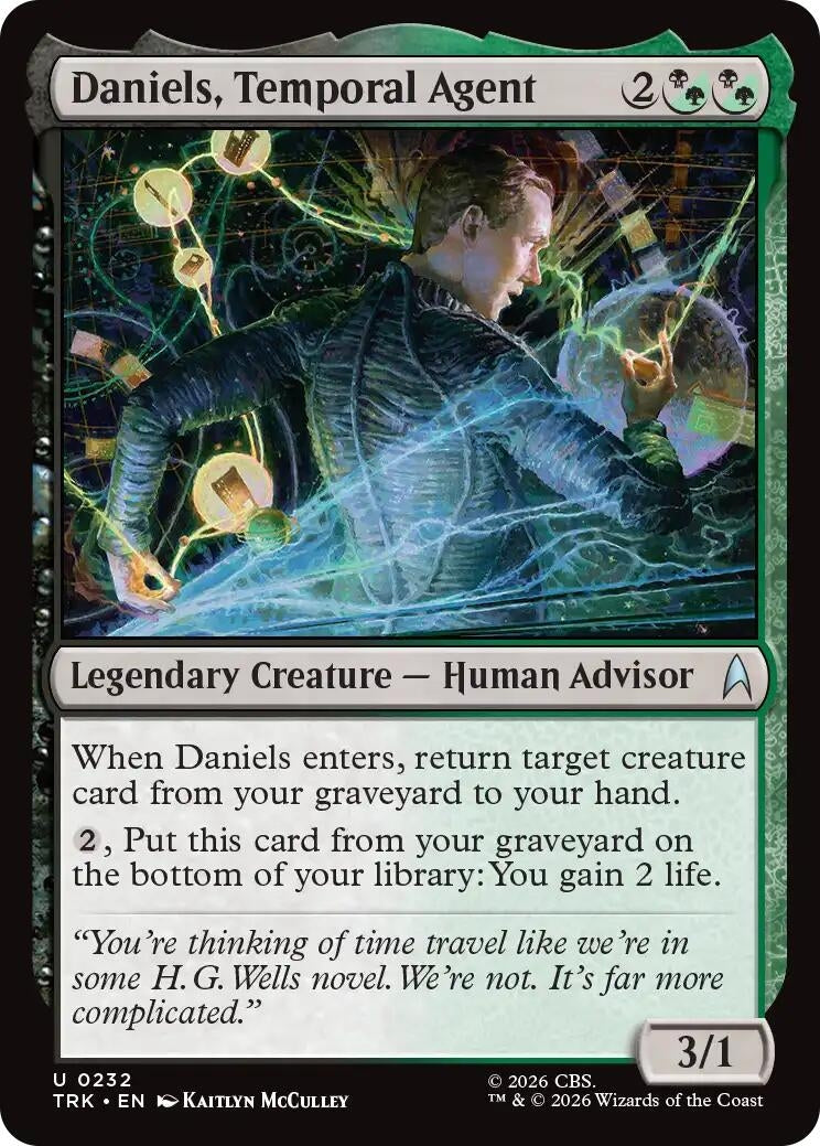 Daniels, Temporal Agent (232) (TRK)